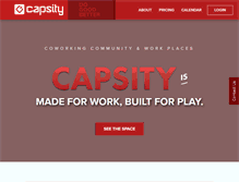Tablet Screenshot of capsity.com